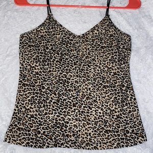 Leopard print top